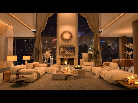 New Year’s Jazz Retreat 2025 🎉 Cozy Apartment Ambience for Soothing Evenings