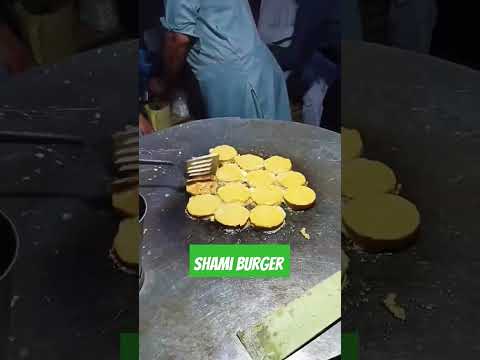 special unique anda shami burger 🍔 #shorts #shortfeed #burger