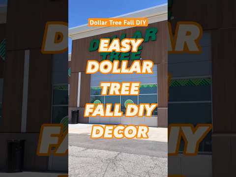 The EASIEST Dollar Tree DIY EVER! 🧡🍂 #diy #whiskeyandwhit #dollartree