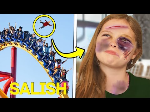 Salish Matter Fell Off a Roller Coaster!  (Jordan Matter is Furious)