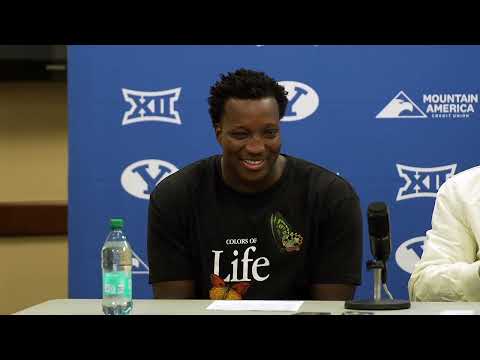 Fousseyni Traore,  Dallin Hall, Egor Demin  | Postgame | West Virginia | March 1, 2025