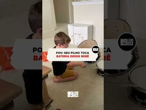 POV: SEU FILHO TOCA BATERIA DESDE QUANDO USAVA FRALDAS