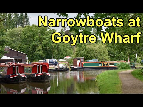 Narrowboats at Goytre Wharf, Monmouthshire & Brecon Canal