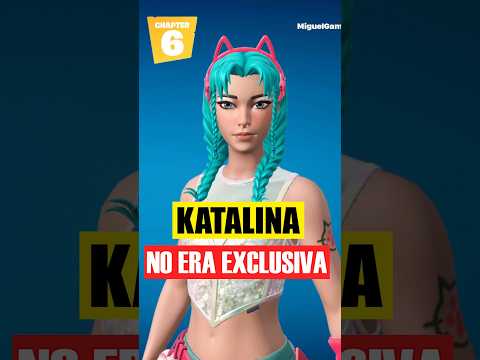 ✅¡ VOLVIO SKIN EXCLUSIVA KATALINA FORTNITE ! ( VALE LA PENA )