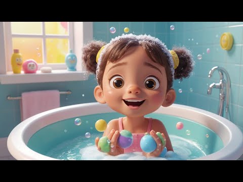 Splish, Splash, A Rainbow Bath | Fun Bath Time Song for Kids | Sing-Along Nursery Rhyme