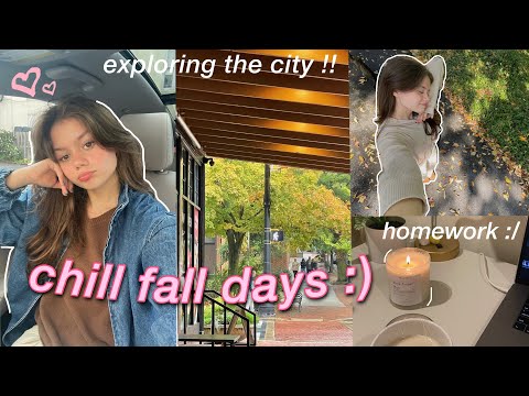 FALL DAYS IN MY LIFE 2022 ✧ school, baking, skincare, and more !