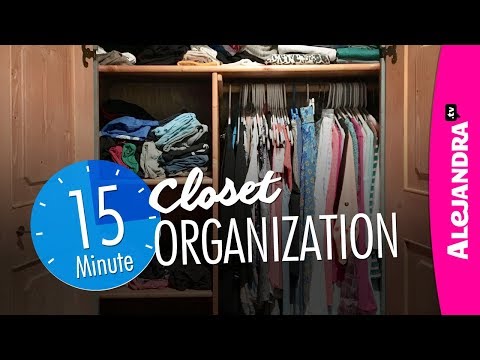 Closet Organization (Quick 15-Minutes!)