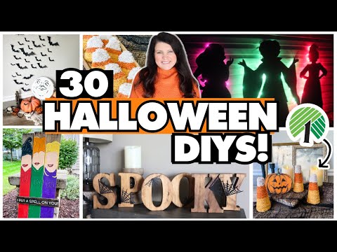 30 Halloween DIYS & HACKS you must try! | DIY Dollar Tree (& More) Spooky Decorations 2025