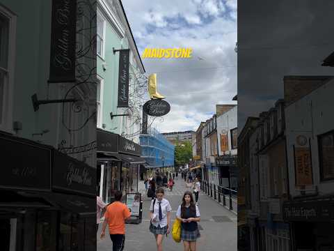 Hundred voices of a busy town in summer #maidstone #kent #walkingtour #travelvlog #england #travel