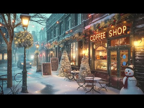 [Winter Time] Relaxing Smooth Jazz Music | Winter Coffee Shop | Relax, Sleep and Study