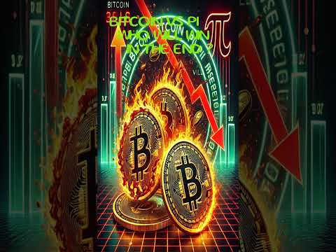 PITCOIN VS PI .. wHO WILL WIN I#ForYou#FYP#Trending##MusicTrend#BitcoinDown#PiGoingUp#CryptoMeme