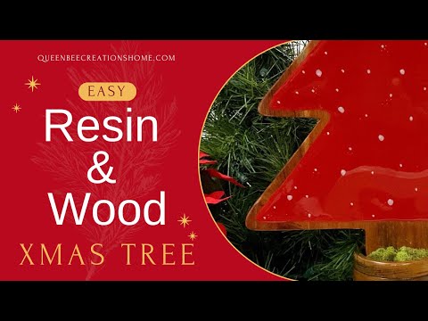 Resin & Wood Xmas Tree