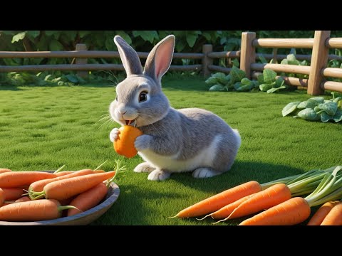 Five Little Bunnies Jumping on the Ground Rhyme Song  Educational Kids Songs