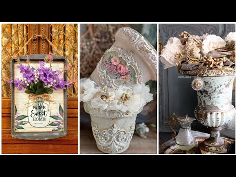 Thrifty Charm Decor:Shabby Chic,Vintage, Rustic Burlap Wall Hanging & Home Decor Ideas #vintagedecor