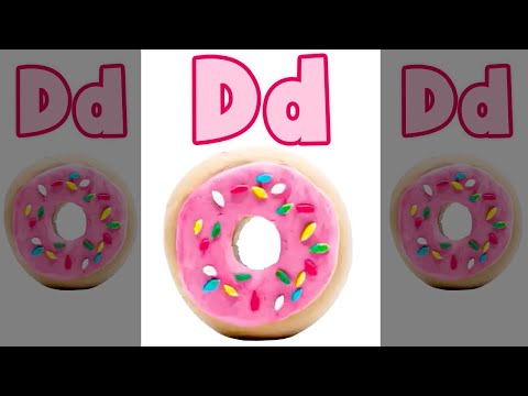 D is for DONUT! | Let's Learn Phonics! #Shorts