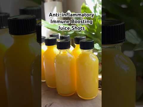 Anti-inflammatory Juice Shots #healthyliving #juice #coldandflu