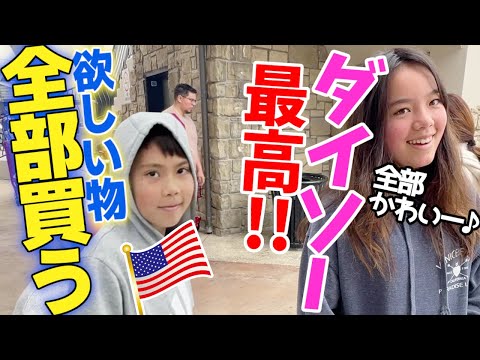 アメリカで大人気ダイソーでアメリカキッズがお買い物！田舎暮らしの実態に迫る！【再アップ】