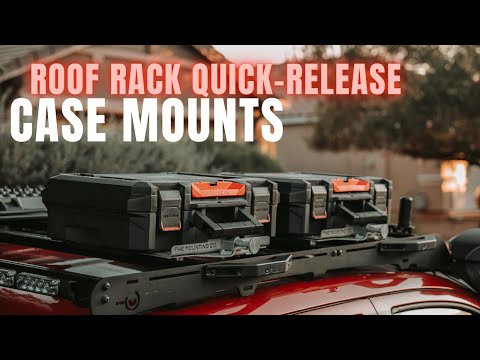 Quick release offroad case mounts from The Mounting Company