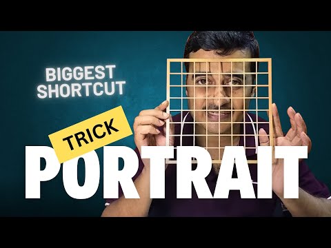 Portrait Drawing Trick |  Portrait making shortcut