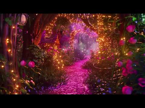 Magical Garden Fantasy Fire Flies Owls during Summer Calming Soothing Instrumental Studying Relaxing