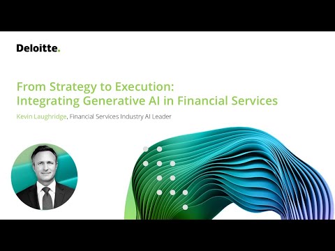 AI Summit NY 2024 | From Strategy to Execution: Integrating Generative AI in Financial Services