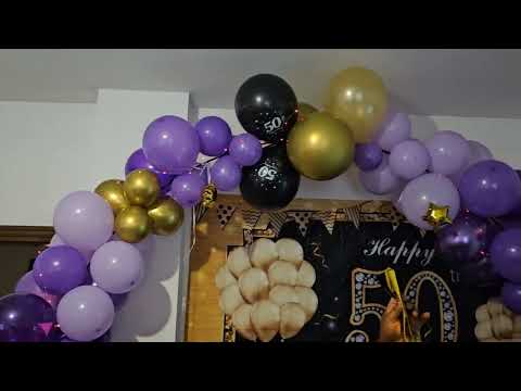 50th birthday decoration idea