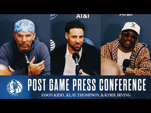 Jason Kidd, Klay Thompson, & Kyrie Irving | Post Game @ LAL  | 02/25/25