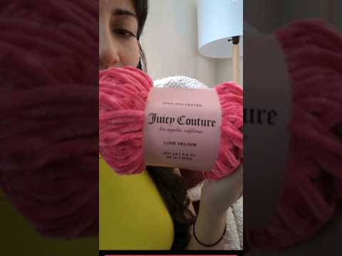 the juicy couture yarn only wanted to be one thing... #crochet #juicycouture #joannfabric #yarn