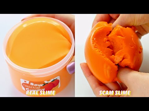 *I Got Scammed* Buying the Worst Rated Scam Slimes And Comparing It to What It Advertised