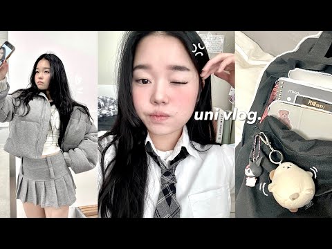 Uni Vlog:  Le Sserafilm workout, Studying on campus, Life Update, etc