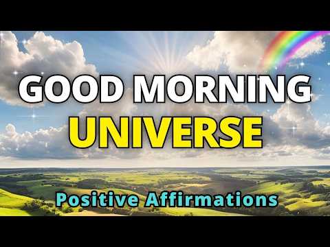 Good Morning Universe | Positive Gratitude Affirmations | Morning Affirmations to Attract Abundance