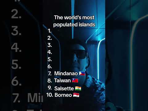 The world's most populated islands