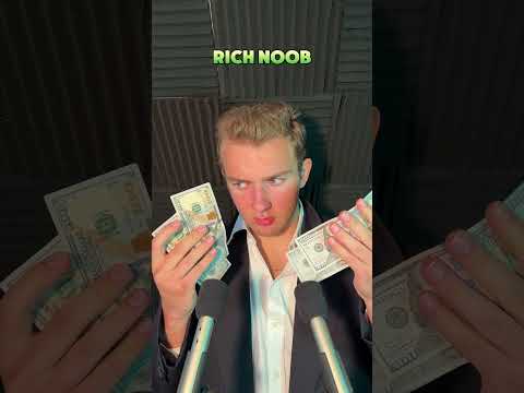 Asmr rich noob vs poor pro