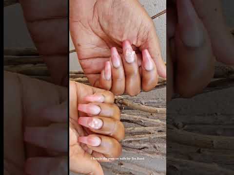 Press on nails on a budget #vlogtober2024 #lifeasafulltimecontentcreator