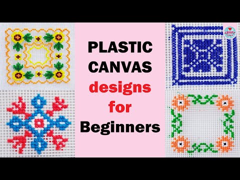 Easy Plastic Canvas designs for Beginners | @CraftStack