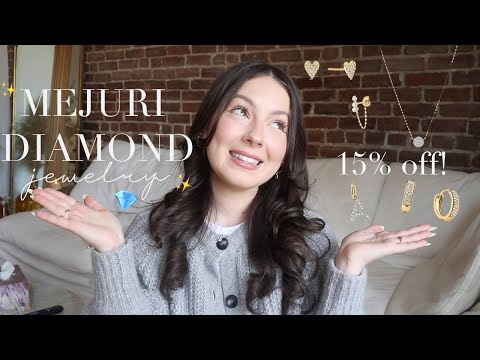 MEJURI DIAMOND JEWELRY COLLECTION 💎 | Over $3,000 Worth of 14k Yellow Gold