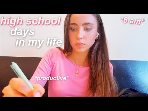 high school days in my life vlog 💖 *productive + fun*