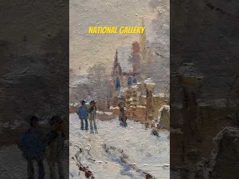 Why are two brothers walking in the snow #museum #artgallery #artwork #london #londonlife #monet