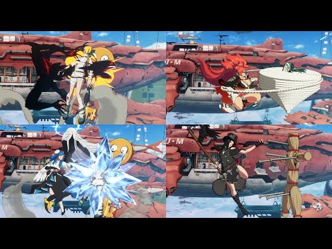 Guilty Gear -Strive- Air Throw Animation + SLOWMO