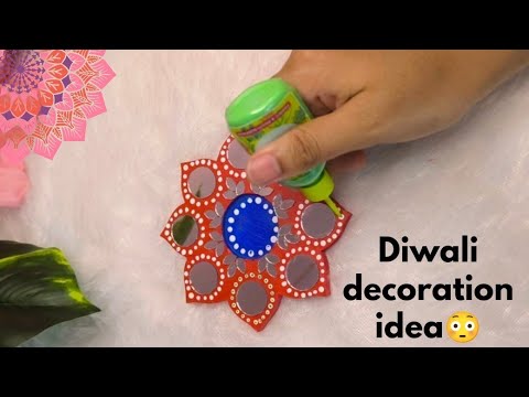 🪔Last Min. Diwali Decoration Idea 😳t-light candle holder / Easy Diya Decoration / diwali decoration🪔