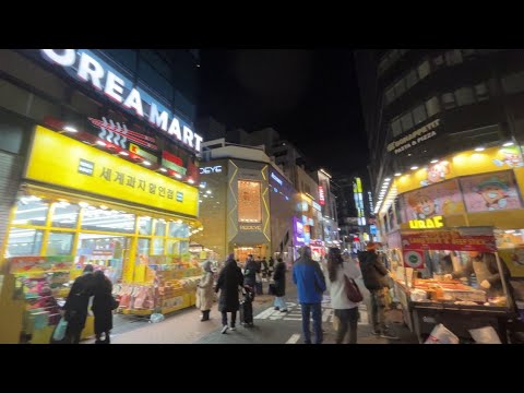 【韓国旅行】土曜晩賑わう韓国明洞現地ライブ‼️2月韓国旅行✈️韓国旅行Q&Aライブ‼️South Korea Trip Q&A