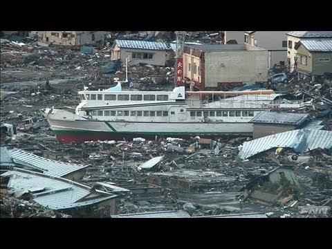 大きな被害を受けた宮古市［震災翌日］