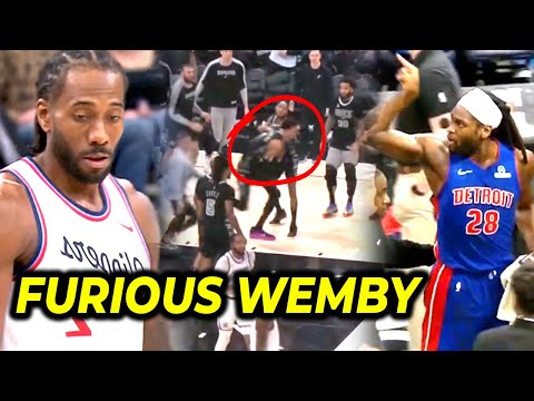 WEMBY vs KAWHI, SINUGOD ni Wembanyama| Suntukan, kailangan imbestigahan ang player na'to!