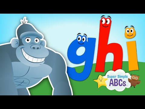 The Sounds of the Alphabet | g-h-i | ​​🌈 Super Simple ABCs