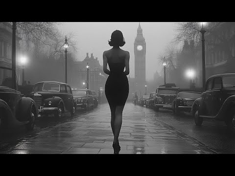 London Streets 1930s Jazz Music 🎶 Elegant Stroll with Vintage Swing & Timeless Big Band Sounds