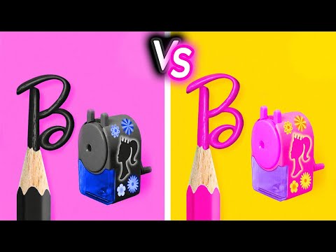 DOLL MAKEOVER CHALLENGE || Tiny Crafts vs Expensive Gadgets by 123 GO! Galaxy