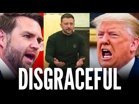 AWKWARD & HOSTILE: Trump’s Zelenskyy Press Conference MELTDOWN