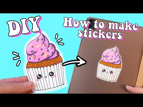 How to Make Stickers at Home - Easy step by step tutorial