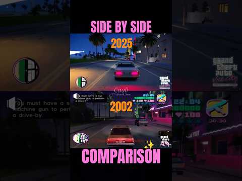 GTA Vice City Classic & Nextgen Edition (Mod by RevTeam) Comparison ✨. The Remake everyone loves❤️!