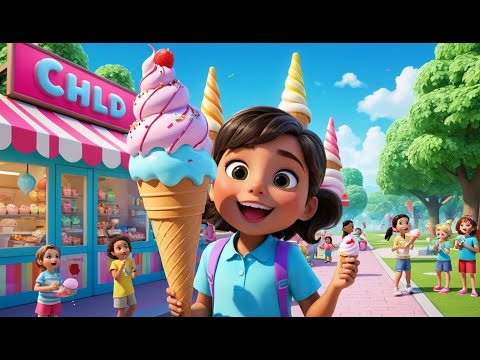 The Ice Cream Bridge Melts Away | Fun Nursery Rhyme for Kids | Sing-Along Song